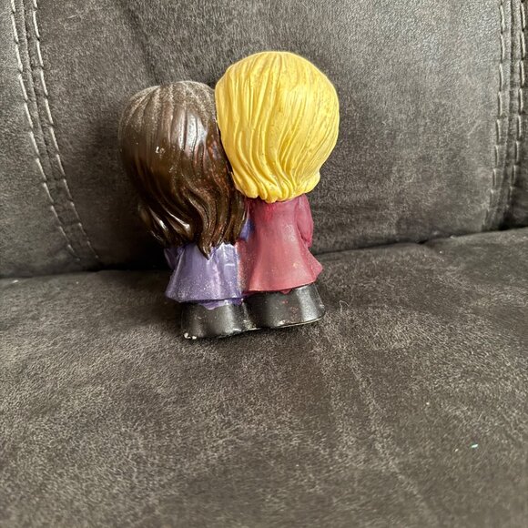 Tender Times Vintage Figurine Of Two Children Reading - Picture 2 of 3